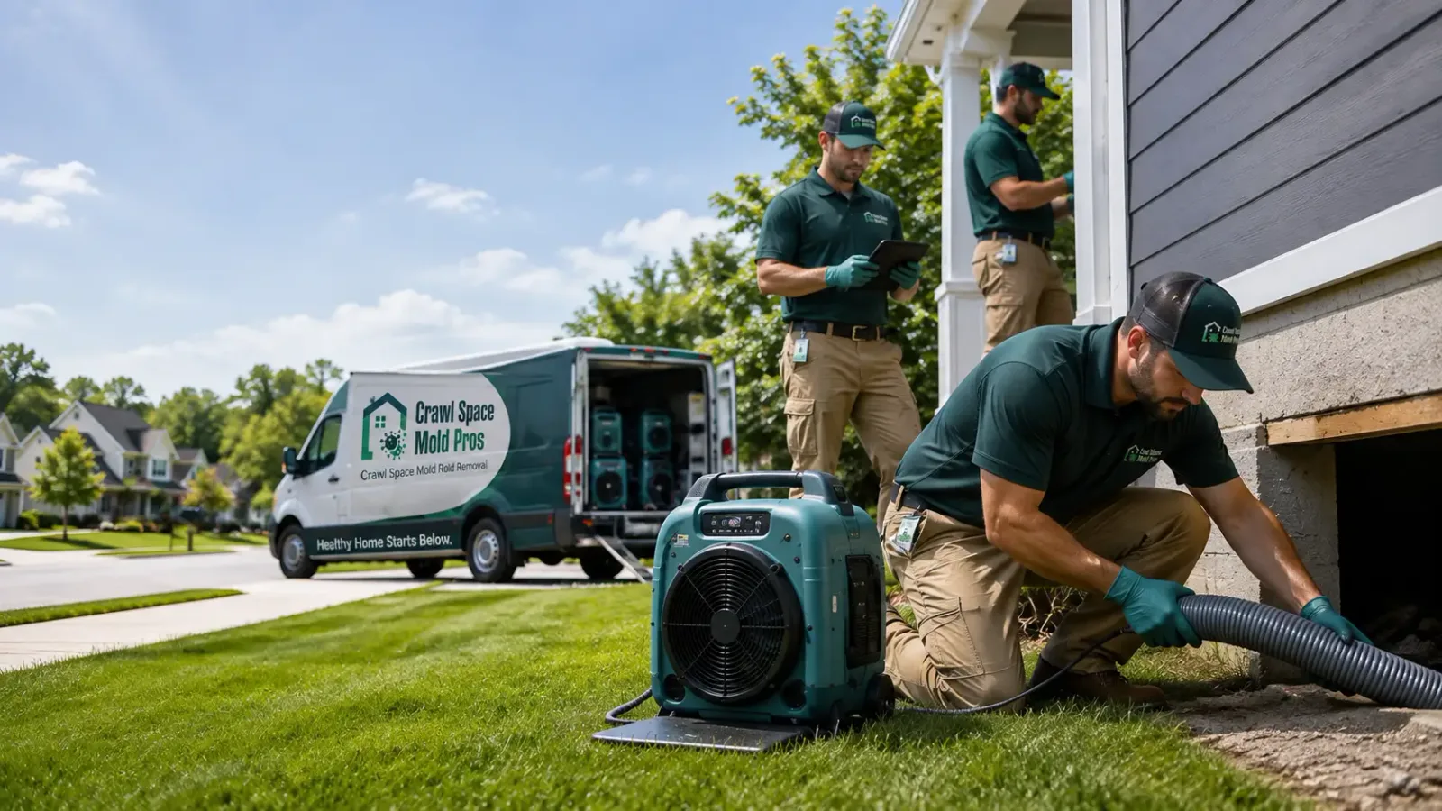 Crawl Space Mold Removal in Onaga, KS